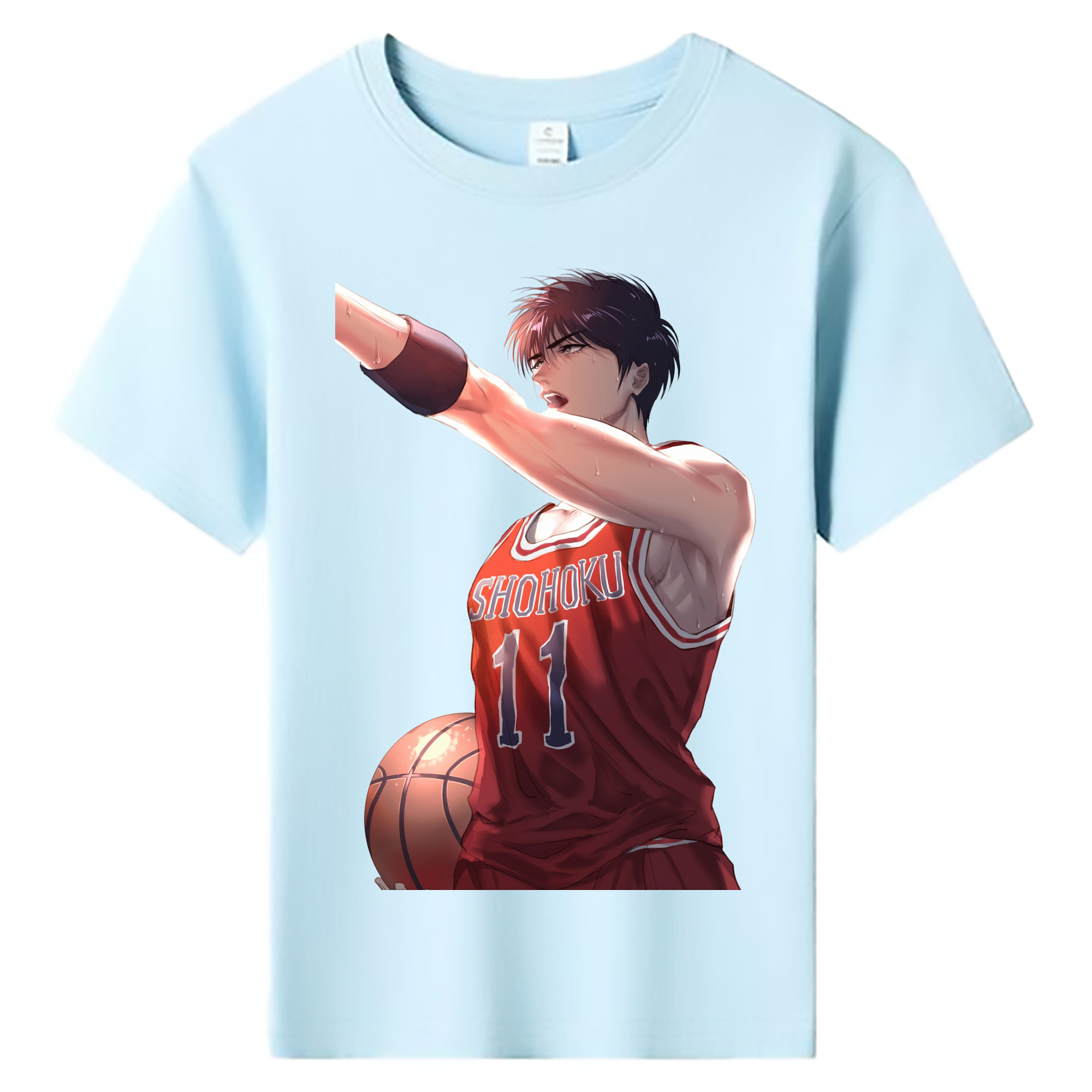 （画像用） SLAM DUNK／スラムダンク 綿100％キッズTシャツ（フロントプリント）